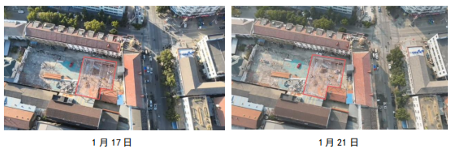 AI精准识别违建施工